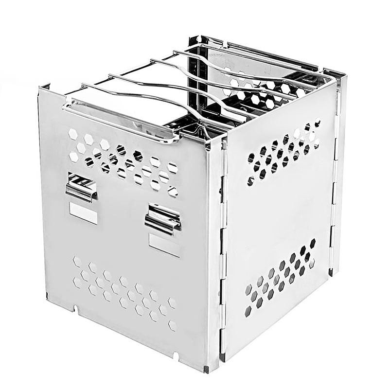 Mini réchaud portable à bois – cuisine en pleine nature