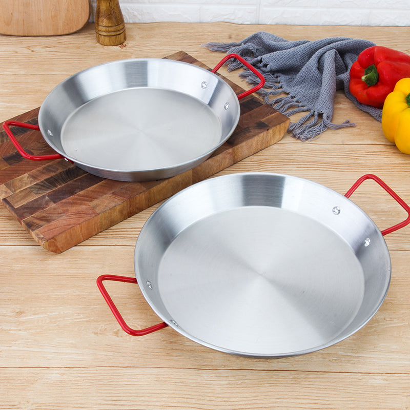 Plat de cuisson en acier inoxydable — cuisson en plein air