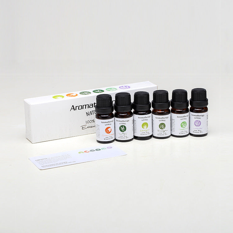 Coffret de 6 huiles essentielles pour aromathérapie